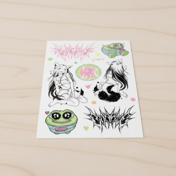 Peepo Sticker Sheet Aufkleber