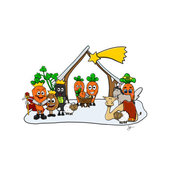 Mikina Vánoční Mrkvém